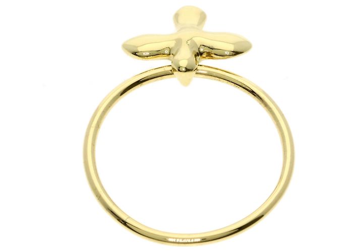 Anello Bird Cross di Tiffany & Co. in oro giallo 18K - vista 4