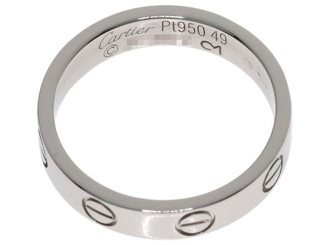 Anillo Mini Love de Cartier en platino - vista 4