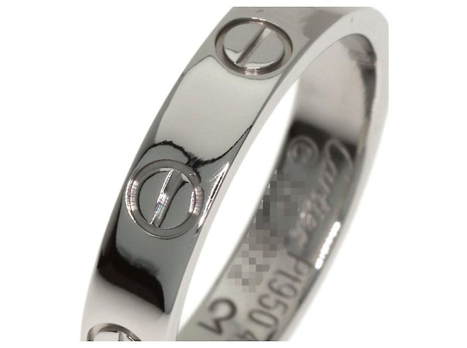 Anillo Mini Love de Cartier en platino - vista 6