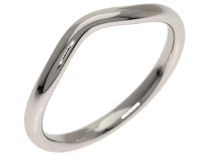 Tiffany & Co. Platin-Ring mit geschwungenem Band - Ansicht 2