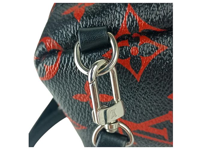 LOUIS VUITTON Zaino Palm Springs MINI M41457 Nero Rosso - vista 6