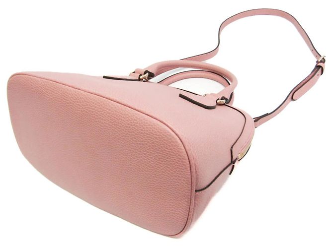 Borsa Gucci Convertible Dome in pelle Medium Rosa - vista 3