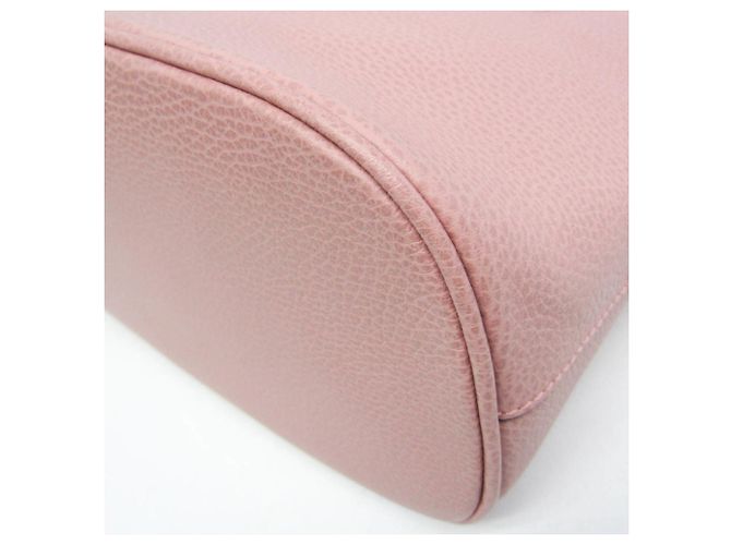 Borsa Gucci Convertible Dome in pelle Medium Rosa - vista 7