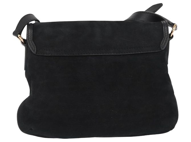 Salvatore Ferragamo Gancini Suede Nero - vista 2