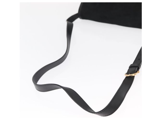 Salvatore Ferragamo Gancini Suede Nero - vista 7