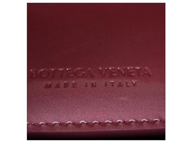 Tarjetero de charol rosa Bottega Veneta - vista 4