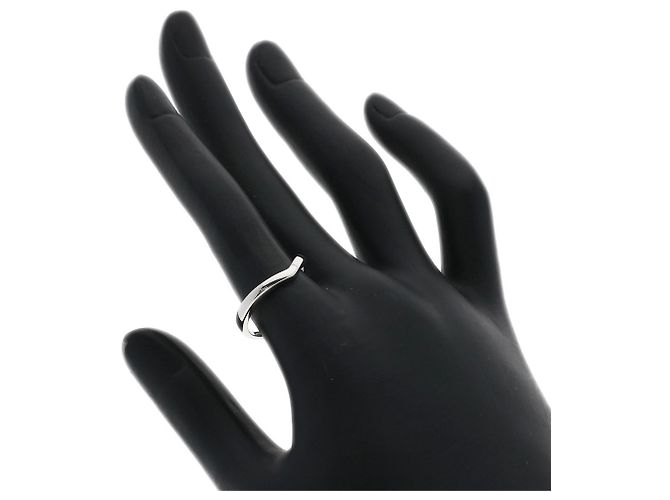 Tiffany & Co. V-Band Ring aus Platin - Ansicht 6