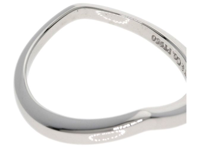 Tiffany & Co. V-Band Ring aus Platin - Ansicht 7