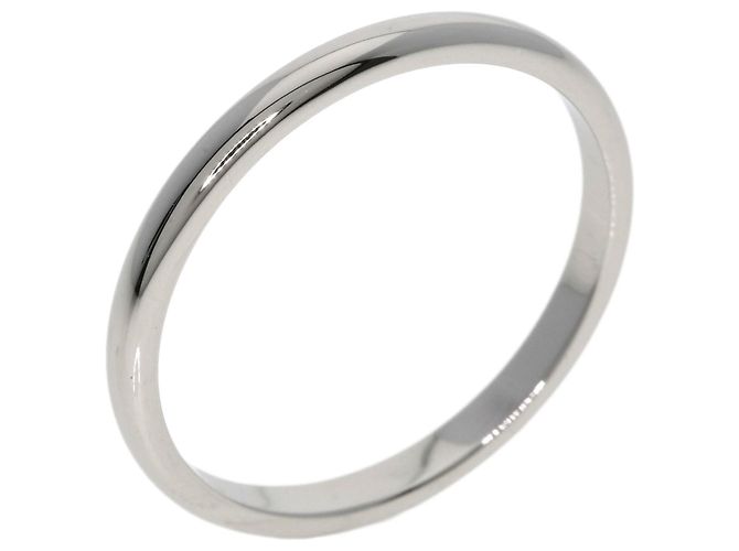 Anel de banda em platina Cartier para mulher - vista 2