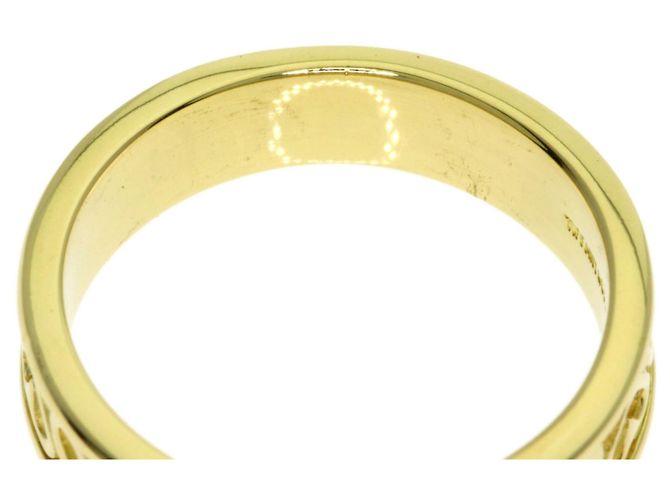 Anello Tiffany & Co. in oro giallo 18K con cuore traforato - vista 7