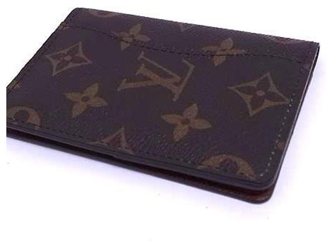 Tarjetero Monogram Louis Vuitton Castaño - vista 2