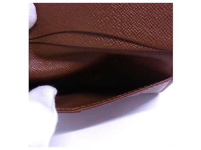 Tarjetero Monogram Louis Vuitton Castaño - vista 4