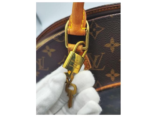 Louis Vuitton Ellipse Borsa Monogram Marrone Monogramma - vista 13