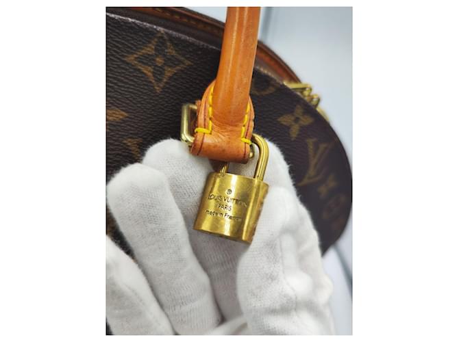 Louis Vuitton Ellipse Borsa Monogram Marrone Monogramma - vista 14