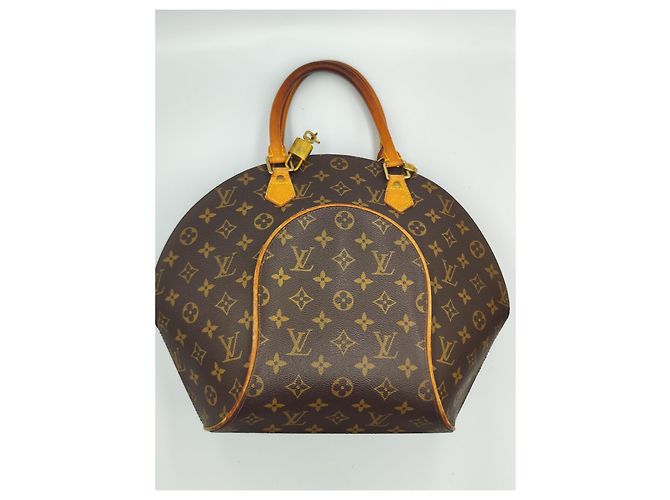 Louis Vuitton Ellipse Borsa Monogram Marrone Monogramma - vista 18