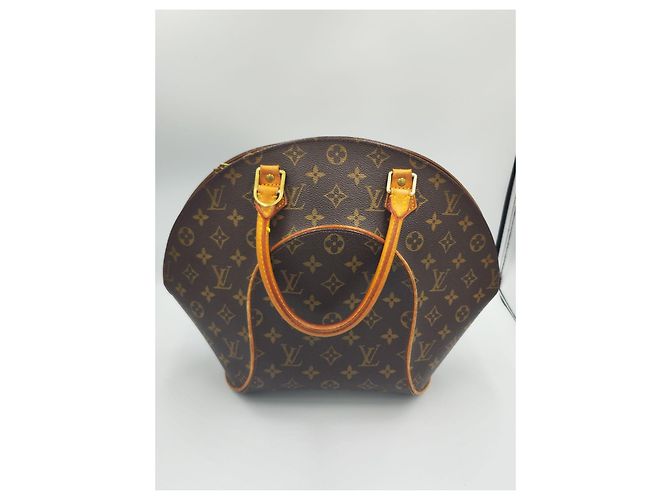 Louis Vuitton Ellipse Borsa Monogram Marrone Monogramma - vista 5