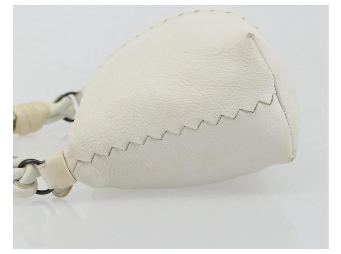Bottega Veneta Pelle Vintage Bianco - vista 4
