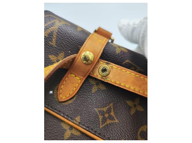 Louis Vuitton Borsa a Tracolla Marelle Monogram Canvas Marrone Monogramma - vista 10