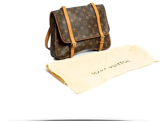 Louis Vuitton Borsa a Tracolla Marelle Monogram Canvas Marrone Monogramma - vista 2
