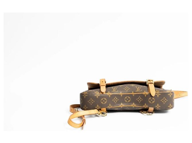 Louis Vuitton Borsa a Tracolla Marelle Monogram Canvas Marrone Monogramma - vista 7