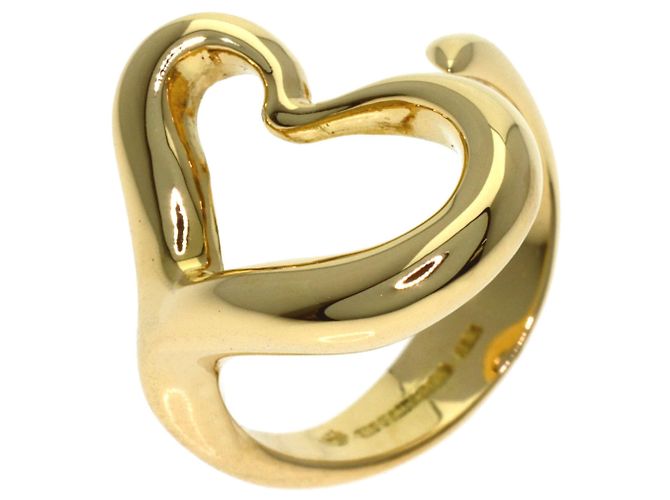 Anello Tiffany & Co. Open Heart in oro giallo 18K - vista 2