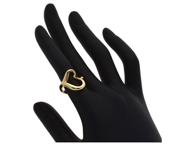 Anello Tiffany & Co. Open Heart in oro giallo 18K - vista 6