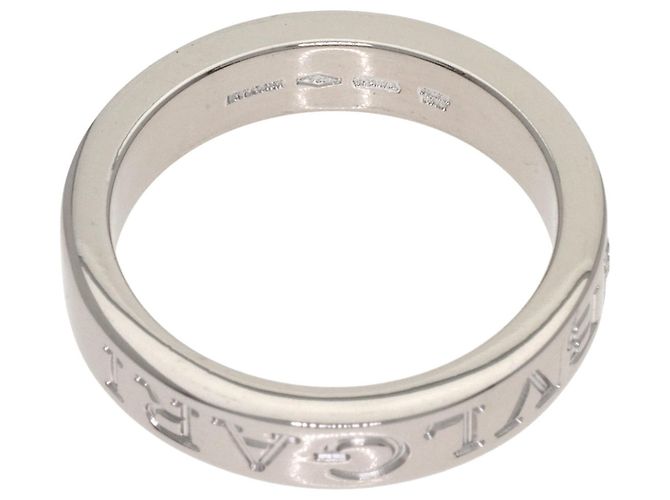 Bulgari Bvlgari Double Logo Diamantring aus 18K Weißgold - Ansicht 5