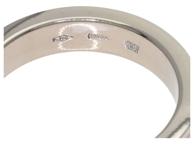 Bulgari Anello Double Logo 1P Diamond in oro bianco 18K - vista 5