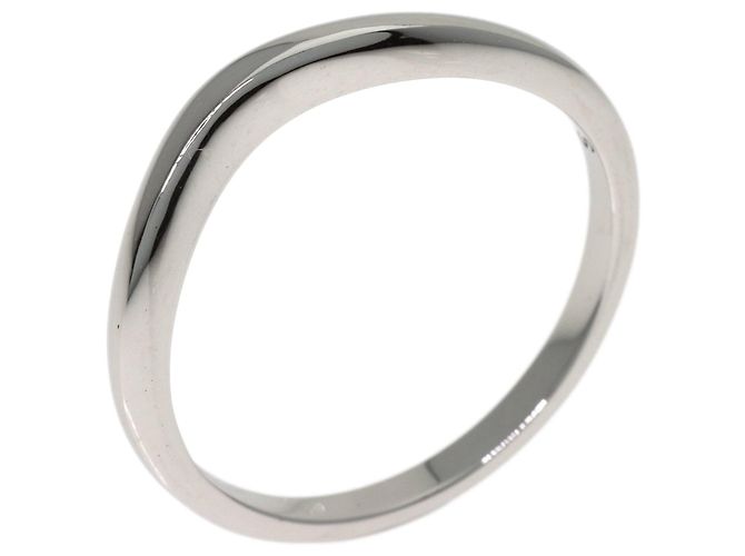 Bulgari Anello a fascia curva in platino da donna Bvlgari - vista 2