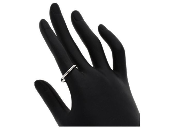 Bulgari Anello a fascia curva in platino da donna Bvlgari - vista 7