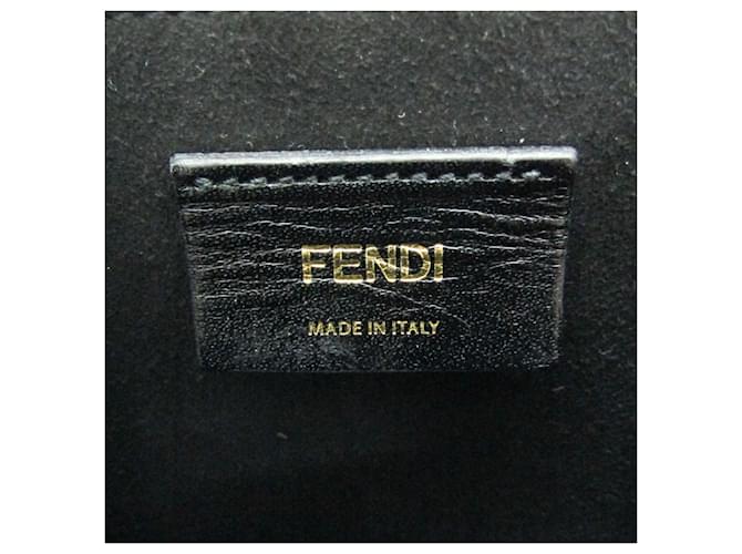 Fendi Logo Vertical Box Leather Rosa - vista 4