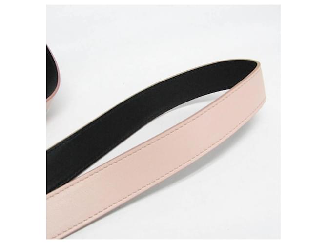 Fendi Logo Vertical Box Leather Rosa - vista 6