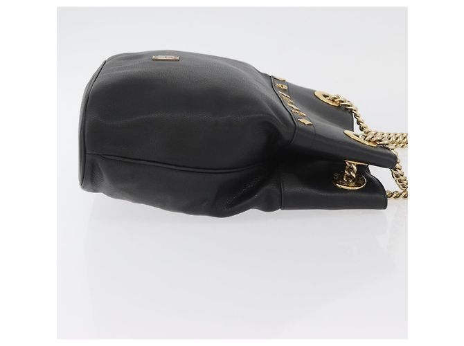 MCM Vintage Vicetos Leather Nero - vista 3