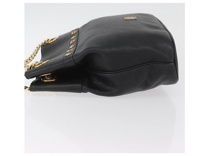 MCM Vintage Vicetos Leather Nero - vista 4