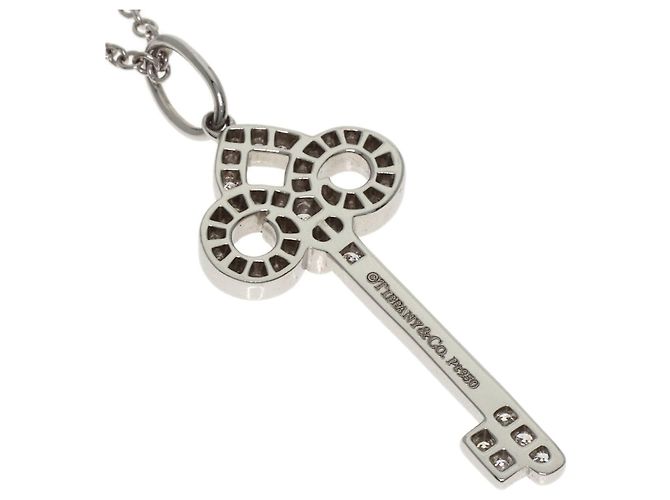 Collana Fleur de Lis con diamante Tiffany & Co. - vista 4