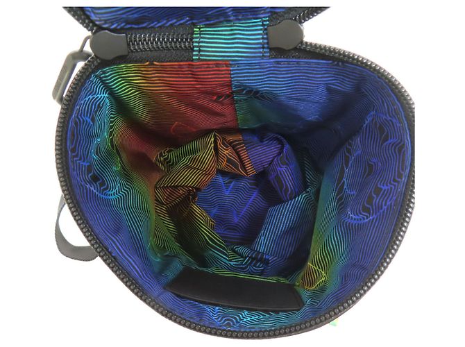 Borsa a tracolla espandibile Polochon Louis Vuitton Nero - vista 5