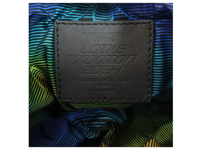 Borsa a tracolla espandibile Polochon Louis Vuitton Nero - vista 6