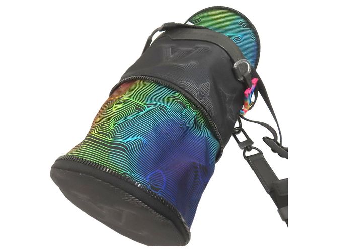 Borsa a tracolla espandibile Polochon Louis Vuitton Nero - vista 7