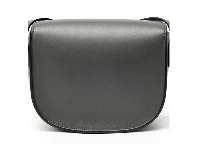 Céline Borsa a Spalla Celine Folco Cuir Triomphe Marrone - vista 3