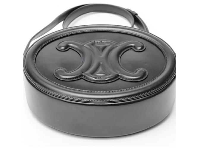 Céline Borsa Ovale Celine Cuile Triomphe Nero - vista 3
