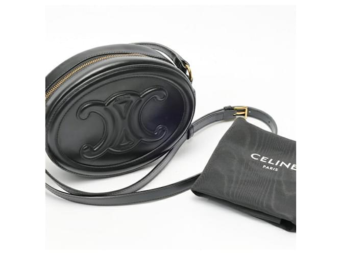 Céline Borsa Ovale Celine Cuile Triomphe Nero - vista 9