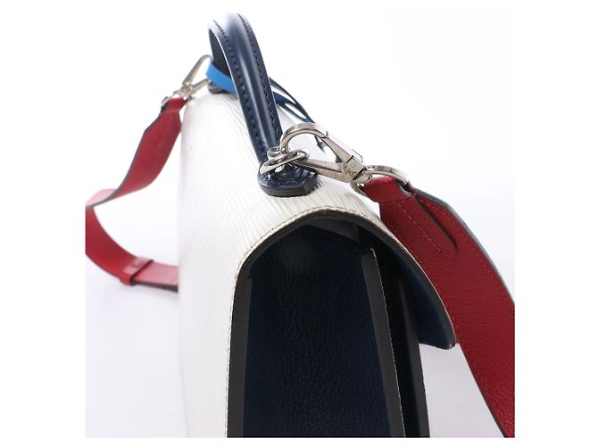 Borsa a mano 2Way Monceau Epi Neo Louis Vuitton in bianco M55392 Blu - vista 7