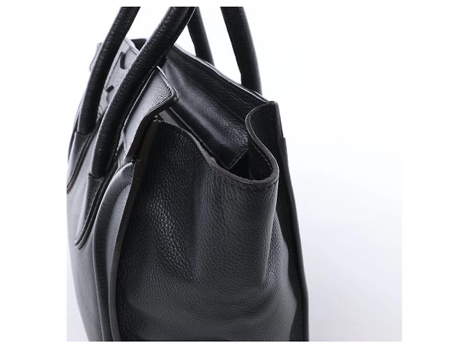 Céline Borsa CELINE Luggage Micro in pelle nera Nero - vista 4