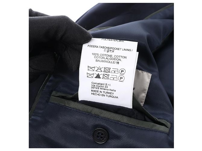 Autre Marque CC Collection Corneliani Pufferjacke in Navy Blue, Größe 50 IT Marineblau - Ansicht 11