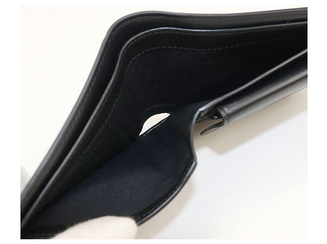 Triomphe Céline Portafoglio Bifold Celine in Nero - vista 4