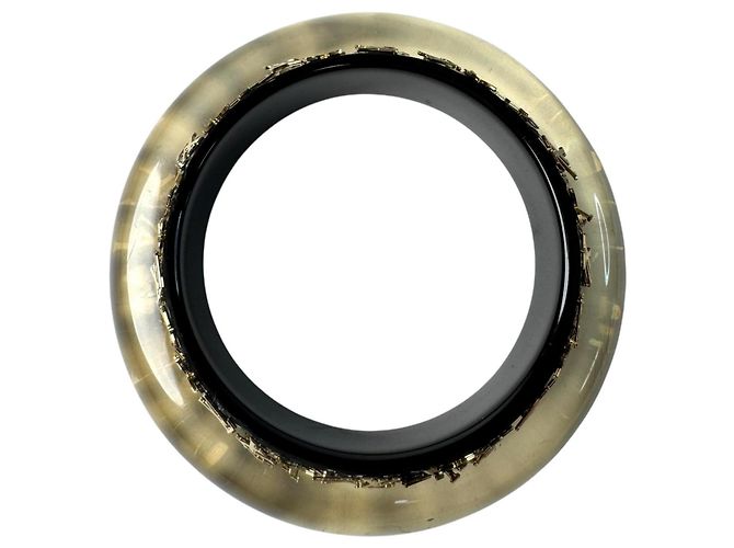 Louis Vuitton LOUIS VUITTON Bracelet Inclusion GM Bangle Noir M66254 Women's Black Golden - view 5