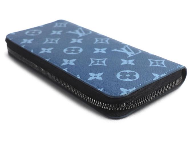 Louis Vuitton Bi-Fold Long Wallet Blue - view 2