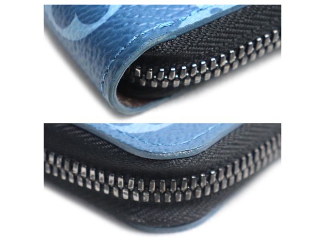 Louis Vuitton Bi-Fold Long Wallet Blue - view 8
