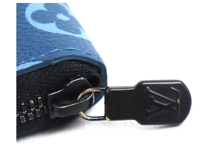 Louis Vuitton Bi-Fold Long Wallet Blue - view 9