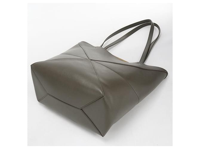 Borsa Tote Puzzlefold Loewe da donna Marrone - vista 2